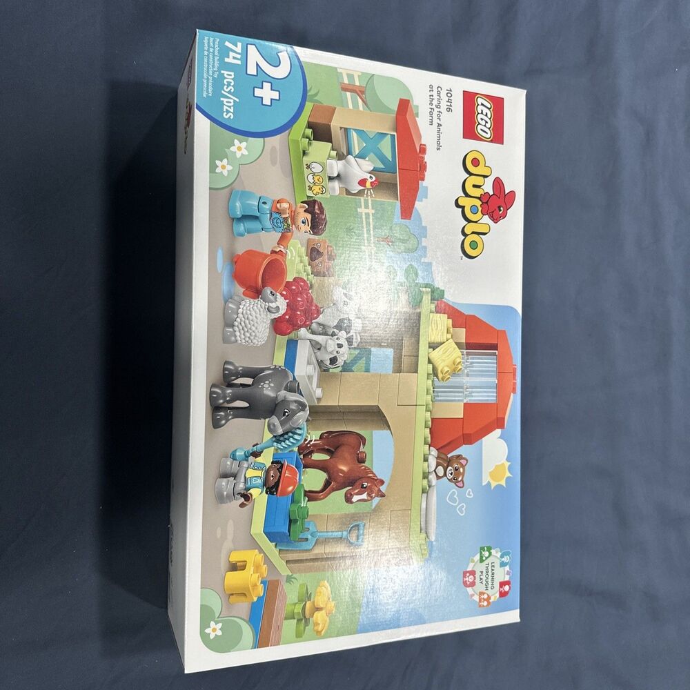 LEGO Duplo 10416 Caring for Animals on the Farm 74 pcs. New! ✨Carefully Shipped